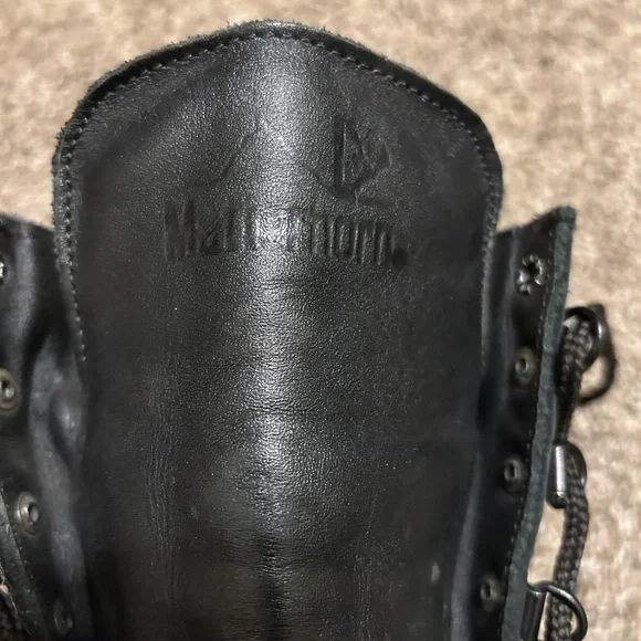 MATTERHORN MEN'S BLACK LEATHER 200 GRAM 1949 BOOTS Insulated 6.5W Made In USA - Picture 6 of 11